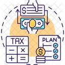 Tax situation  Icon