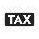 Word Tax Taxation Icon