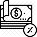 Taxa Porcentagem Juros Ícone