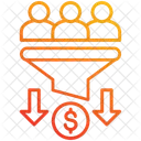 Taxa De Conversao Cliente Filtro Ícone