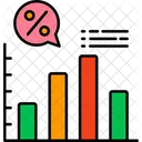Taxa de crescimento  Ícone