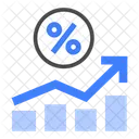 Taxa de crescimento  Ícone