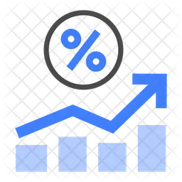 Taxa de crescimento  Ícone
