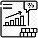 Taxa De Juros Fundo Ganho Ícone