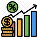 Taxa De Juros Emprestimo Porcentagem Ícone