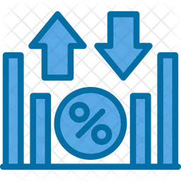 Taxa de juros flutuante  Ícone