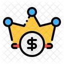 Royalties Dinheiro Renda Passiva Ícone