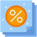 Taxa percentual  Icon