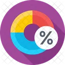 Taxation Percentage Pie Icon