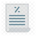 Taxation File Document Icon