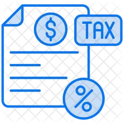 Taxe de vente  Icône