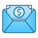 Taxes Salary Mail Icon