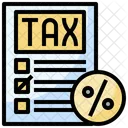 Taxes Accounting Bill Icon