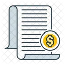 Taxes Tax Paper Tax Document Icon