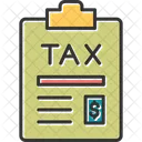 Taxes Clipboard  Icon