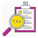 Taxes List Invoice Icon
