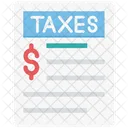 Taxes Report Taxes Business Taxes Icon