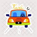 Taxi Rent Car Cab Travel Icon