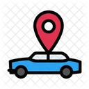 Taxi Location Cab Icon