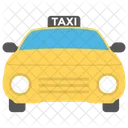 タクシー、車、道路 アイコン