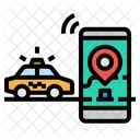 Taxi Pickup Car Icon
