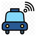 Taxi Car Internet Of Things Icon