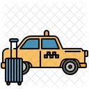 Taxi Service Transportation Icon