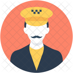 Taxi Driver Avatar Icon