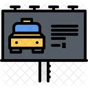 Taxi Advertisement  Icon