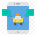 Taxi Smartphone Application Icon