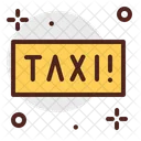 Taxi Taxi Stand Taxi Board Icon