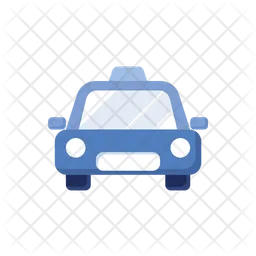 Taxi Cab Front View  Icon