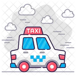 Taxi car  Icono