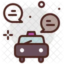 Conversations Cab Booking Taxi Booking Icon