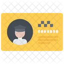 Taxi Driver License License Card Driver License Icon