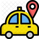 Taxi Gps Service Icon