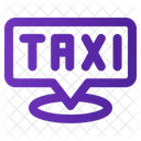 Taxi Location Service Icon