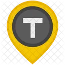 Taxi Location T Icon