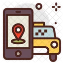 Order Taxi Booking Cab Booking Icon