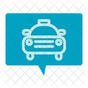 Taxi Message Taxi Communication Icon