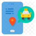 Mobile App Location Smartphone Icon