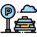 Parcheggio taxi  Icon