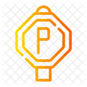 Parking Letter P Road Sign Icon