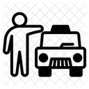 Taxi Passenger Car Taxi Icon