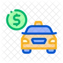 Payment Online Taxi Icon