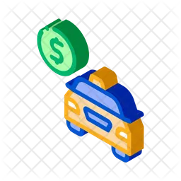 Taxi Payment  Icon