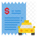 Bill Payment Taxi Icon
