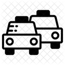 Taxi Queue Waiting Area Passenger Line Icon