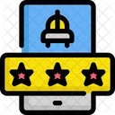 Rating Taxi Service Icon