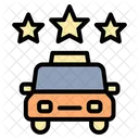 Taxi Rating Taxi Cab Rating Icon